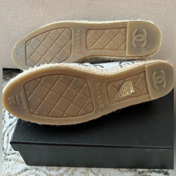 CHANEL Espadrilles Jeans size 38 - Picture 4 of 7